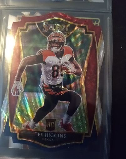 2020 Panini Select #160 Tee Higgins Rookie Cincinnati Bengals — front