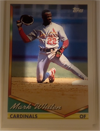 1994 Topps #54 Mark Whiten — front
