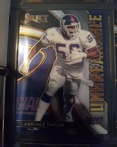 2020 Panini Select #U5 Lawrence Taylor Unbreakable — front
