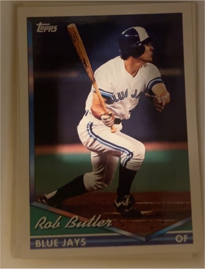 1994 Topps #595 Rob Butler — front