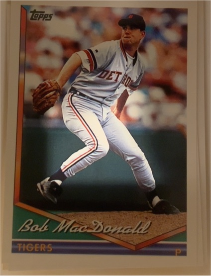 1994 Topps #162 Bob MacDonald — front