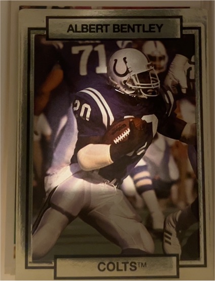 1990 Action Packed #101 Albert Bentley — front