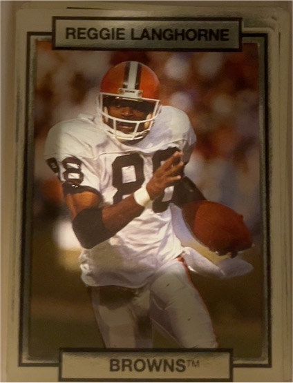 1990 Action Packed #44 Reggie Langhorne — front