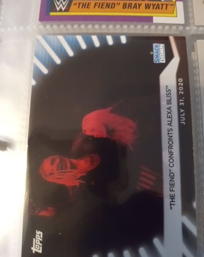 2021 Topps WWE Women's Division #53 "The Fiend" Confronts Alexa Bliss — front