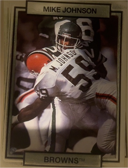 1990 Action Packed #42 Mike Johnson — front