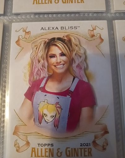 2021 Topps Heritage WWE Allen & Ginter #AG-2 Alexa Bliss — front