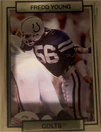 1990 Action Packed #110 Fredd Young — front