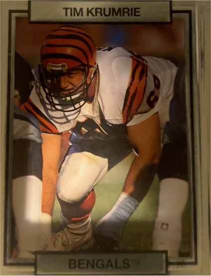 1990 Action Packed #36 Tim Krumrie — front