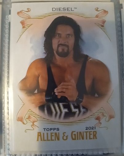 2021 Topps Heritage WWE Allen & Ginter #AG-8 Diesel — front