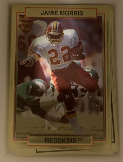 1989 Action Packed #27 Jamie Morris — front