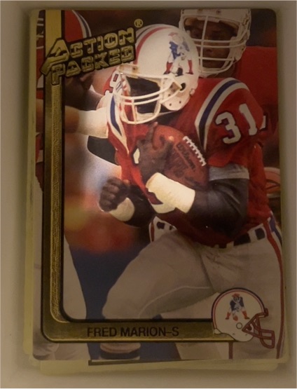 1991 Action Packed #168 Fred Marion — front