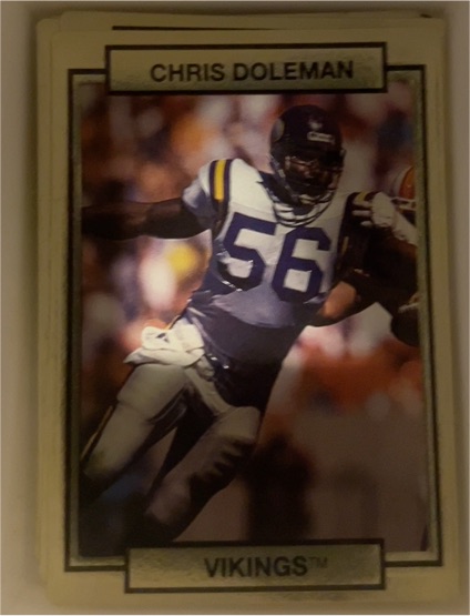1990 Action Packed #153 Chris Doleman — front