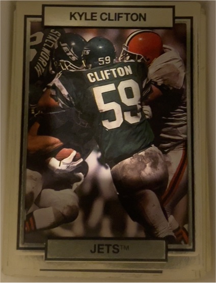 1990 Action Packed #191 Kyle Clifton — front