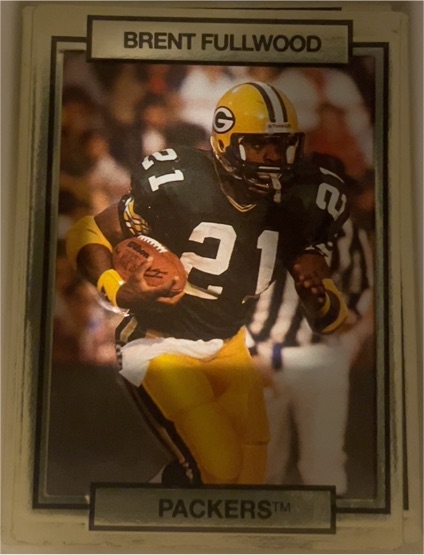 1990 Action Packed #82 Brent Fullwood — front