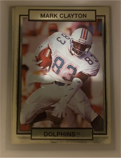 1990 Action Packed #141 Mark Clayton — front