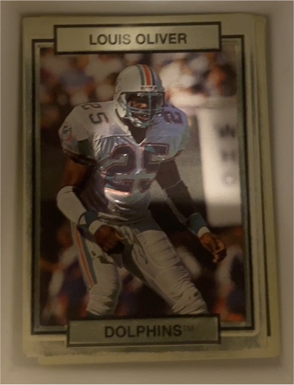 1990 Action Packed #148 Louis Oliver — front