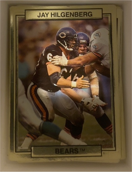 1989 Action Packed Test #7 Jay Hilgenberg — front