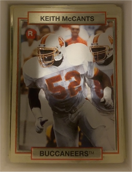 1990 Action Packed Rookie Update #60 Keith McCants — front