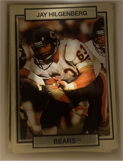 1990 Action Packed #26 Jay Hilgenberg — front