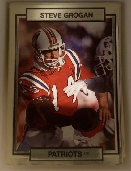 1990 Action Packed #163 Steve Grogan — front