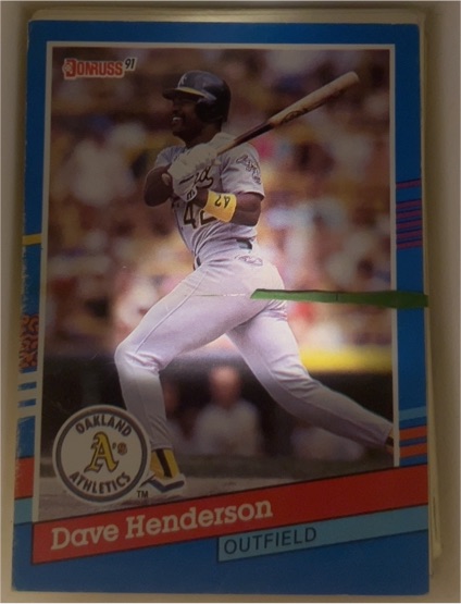 1991 Donruss #326 Dave Henderson — front