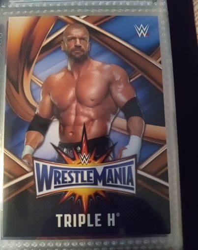 2017 Topps WWE Road to Wrestlemania #WMR-1 Triple H — front