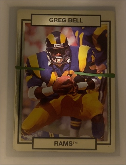 1990 Action Packed #132 Greg Bell — front