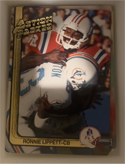 1991 Action Packed #167 Ronnie Lippett — front