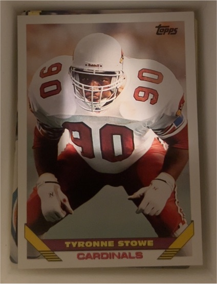 1993 Topps #435 Tyronne Stowe — front