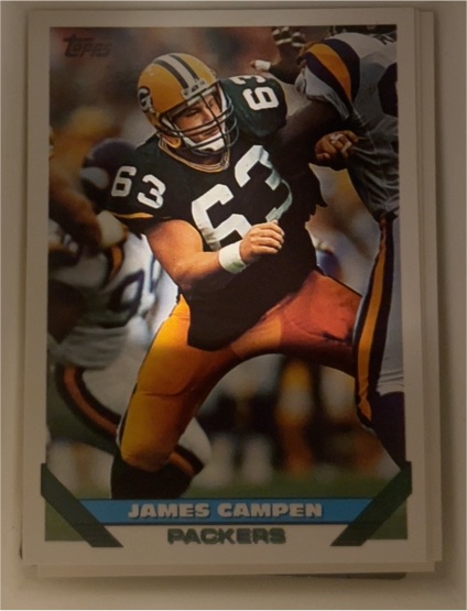 1993 Topps #63 James Campen — front