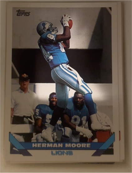 1993 Topps #453 Herman Moore — front
