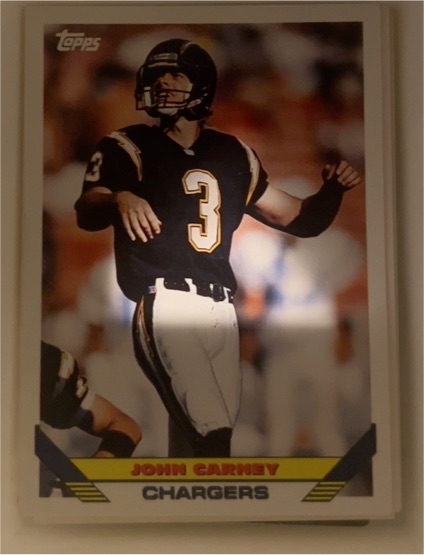 1993 Topps #652 John Carney — front