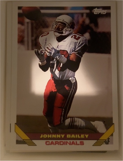 1993 Topps #636 Johnny Bailey Arizona Cardinals — front