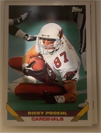1993 Topps #610 Ricky Proehl — front