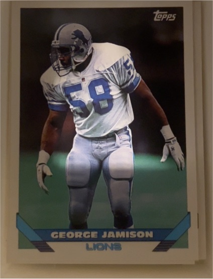 1993 Topps #613 George Jamison — front