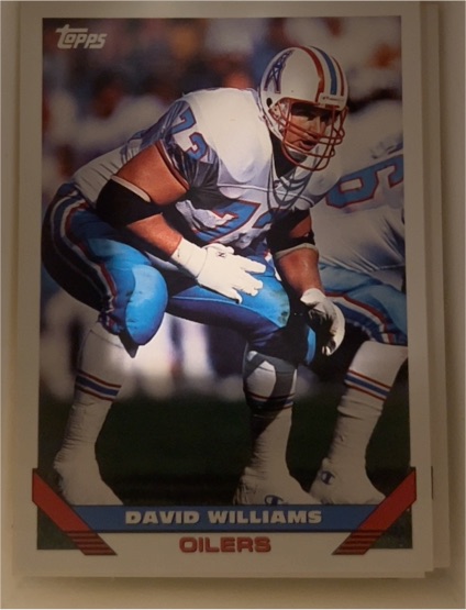 1993 Topps #547 David Williams — front