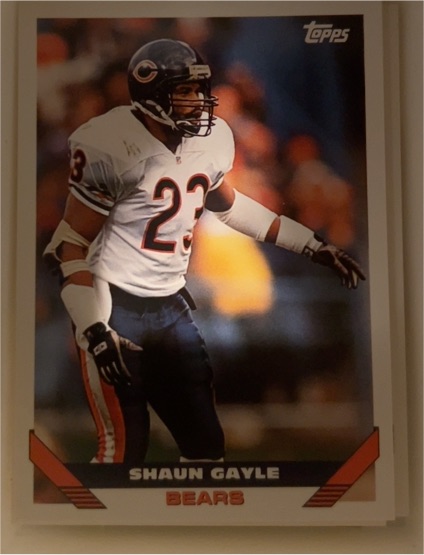 1993 Topps #523 Shaun Gayle — front