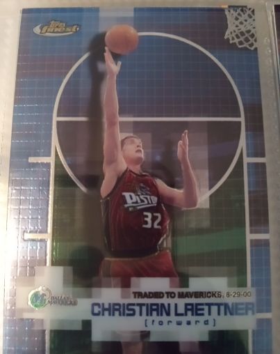 2000-01 Topps Finest #24 Christian Laettner — front