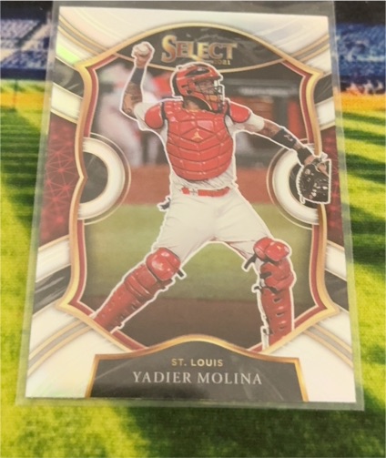 2021 Panini Select #35 Yadier Molina — front