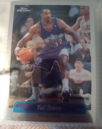 1999-00 Topps Chrome #53 Karl Malone — front