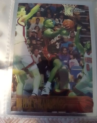 1996-97 Topps Chrome #209 Hersey Hawkins — front