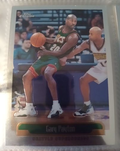 1999-00 Topps Chrome #20 Gary Payton — front