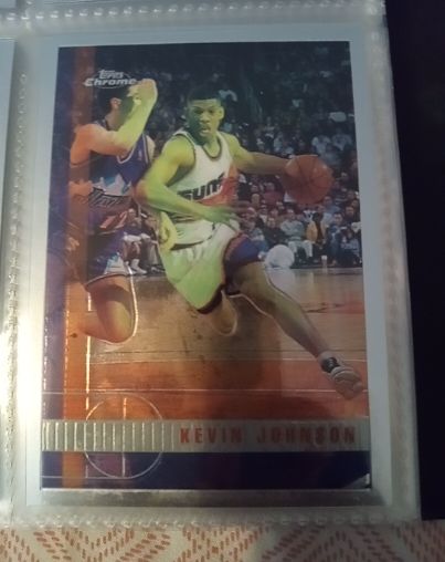 1997-98 Topps Chrome #122 Kevin Johnson — front