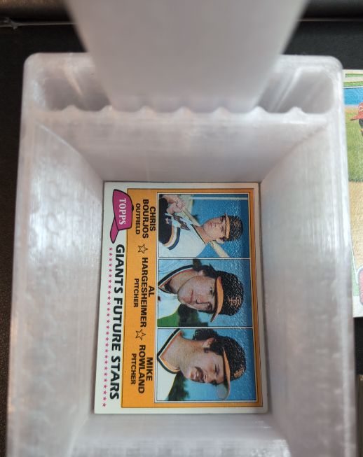 1981 Topps #381 Giants Future Stars Chris Burroughs Hargell Harcheimer Mike Rowland — front