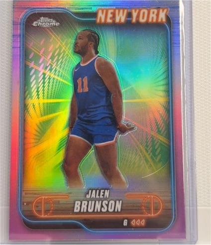 2024-25 Topps Chrome #47 Jalen Brunson — front