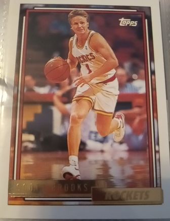 1992-93 Topps #320 Scott Brooks — front