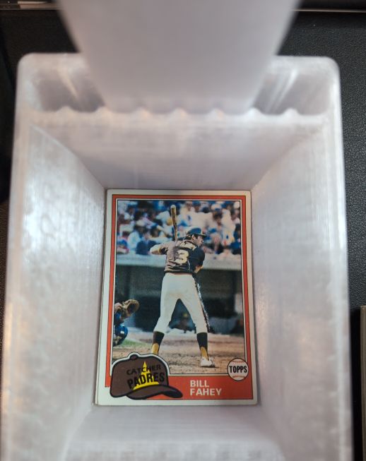 1981 Topps #653 Bill Fahey — front