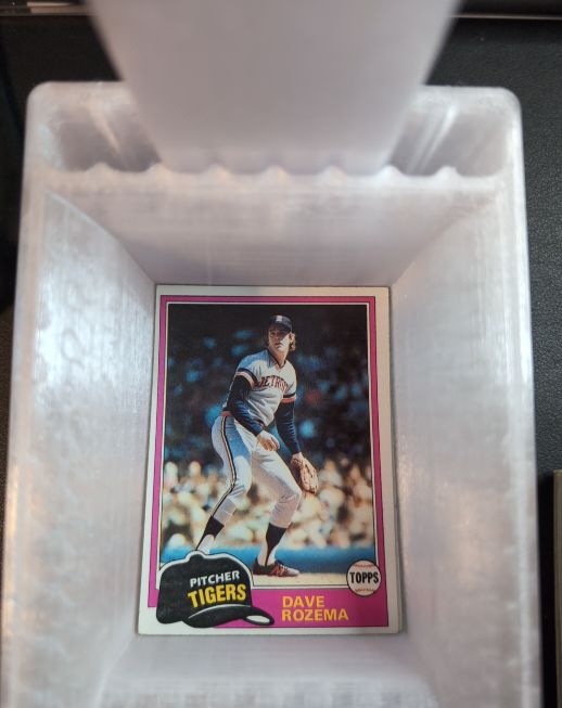 1981 Topps #614 Dave Rozema — front