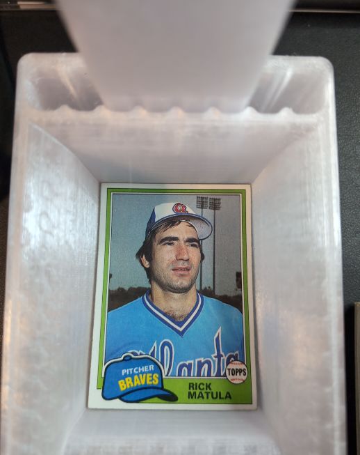1981 Topps #611 Rick Matula — front