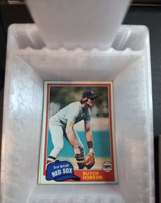 1981 Topps #595 Butch Hobson — front